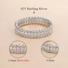MJAJA – bague de mariage en argent Sterling 925, couleur D, VVS1, pour femmes, bijoux fins, cadeaux, 240122