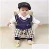 Kleidung Sets Säugling Baby Kinder Junge Fashon Set Passende Kleidung Kleiner Bruder Strampler Weste Schwester Ress Hosen Outfits Drop Lieferung Matte Dhsrl