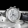 Moda masculina relógios mecânicos negócios relógio de pulso automático aço inoxidável luminoso designer relógio reojes de hombre 240123