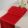 Table Runner 1 PCS Luxury Satin Elegant Runners Cloth Wedding Decoration Party Products Home Textile 9 Colors