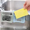 Küche Lagerung Langlebig Waschbecken Caddy Schwamm Halter Kleine Badezimmer PP Organizer Flüssigkeit Abtropfgestell Wasserhahn Rack Dusche Praktisch