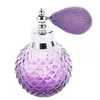 Frasco de perfume em spray de cristal vintage branco atomizador curto frascos de armazenamento de vidro recarregáveis Jars227S