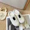 2024 Winter Teddy Bear Fuzzy Flop Flip Tazz Slippers Woman Shoe Home Sandal Designer Slid Sandaler Luxury Fluffy Plush Slipper Flat Heel Furry Indoor Casual Shoes D8