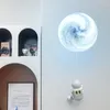 Vägglampa kopparmåne minimalistiska LED -lampor för barns rum sovrum bredvid bakgrund hem kreativa astronaut pojke leksak luster