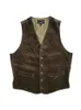 Vestes pour hommes Amekaji Wear Vêtements American Retro Corduroy Gilet Gilet Niche Bonne Qualité