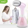 Wäschereigeräte SaengQ Handheld Garment Steamer 1500 W Haushaltsstoff-Dampfbügeleisen 280 ml tragbares Mini-Vertikal-Schnellheizgerät für Cl276y