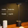 Bordslampor 2st Portable Modern Lamp USB RADERABLE ADDLESS RESTAURANT BAR RETRO NIGHTLIGHTS LED Touch Hoom Decor