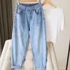 Jeans da donna Oversize 5XL alla caviglia Harem Baggy a vita alta 2024 pantaloni in denim dritto da donna estate moda coreana Vaqueros