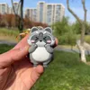 Keychains Adorable Animal Cartoon Little Raccoon Keychain Super Cute Panda Girl Backpack Decoration Women Key Chain Kids Gifts