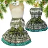 Cão vestuário pet vestido de natal fácil de usar adorável encantador bowknot decoração cães roupas de férias suprimentos