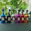 Bil luftfräschare nos kväve flask vent aromaterapi auto aroma parfym smaksätt dofter tillbehör tillbehör