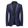 Męskie garnitury 2024 Spring Men Blazer Designs czarna kurtka mens męskie kurtki biuro noszenia klubowego imprezy ślubne ubrania ślubne