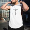 Tanktops voor heren Spierfitness Jongens Gymkleding Heren Bodybuilding Tanktop met capuchon Heren Katoenen mouwloos T-shirt Hardloopvest Workout Sportkleding YQ240131