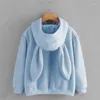 Felpe con cappuccio da donna Felpa con cappuccio a maniche lunghe con orecchie da ragazza da donna Felpa calda autunno inverno Felpa casual da donna Pullover con cappuccio Top Cappotto