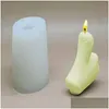 Ferramentas de artesanato 12 tipos de mão em forma de vela moldes diy gesto 3D velas perfumadas sabonete mod dedos por cera gesso bolo de chocolate de dhcym