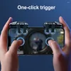 Contrôleurs de jeu Déclencheur de téléphone portable Bouton de tir Poignée de jeu de tir Joystick pour contrôleur PUBG