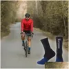 Chaussettes de sport pour hommes, vélo de montagne, anti-chute, longue durée, antidérapantes, respirantes, route, livraison directe, Dhve4