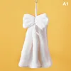 Towel Absorbent Quick Dry Lazy Hand Coral Velvet Cute Hanging Bowknot Thickened Washcloth For Kitchen Bathroom