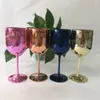 Verres à champagne Moet Chandon en acrylique doré, 480 ml, tasses en acrylique, fête de célébration, mariage, verres à boissons, verre à vin Moet, verre en plastique de 16 oz