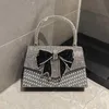 Totes Evening Rinestone Clu Party Bag per le donne Designer di lusso e borsa e borsa 2024 Nuovo in fiocco di perle Cain Soulder CrossbodyH24131