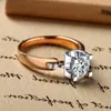 Cluster Rings DODO Vintage Bijoux 585 Rose Gold/White Color AAA Crystal For Women Antique Wedding Engagement Jewelry Finger Ring Gift