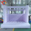 Kommerzieller 13ft aufblasbarer weißer Hochzeitspullover PVC-Spielhaus Hüpfburg Mondpartyhaus Bridal Bounce Jumping Hüpfburgen für Kinder und Erwachsene 001