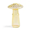 Vasos cogumelo vaso de vidro aromaterapia garrafa criativa casa hidropônica mesa de flores simples decoração
