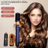 Hair Dryers 8 in1 Super Hair Dryer Curling Iron Wearing Hot Comb Air Professional Curling Iron Hair Straightener Styling Tool Strong Wind Q240131