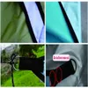 Cień 4M Waterproof Sunning Shelter Triangle Sunshade Sun Shade Żagiel Outdoor Garden Beach Camping Patio Basen Sun Canopy Tom Cloth YQ240131