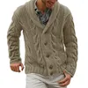 Pulls pour hommes Mélange de coton Hommes Veste Pull élégant Mélange de coton pour l'automne hiver à la mode