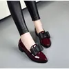 Dress Shoes 2024 Women's Spring And Autumn Season Small Leather Flat Bottom Pointed Solid Bow Knot Low Heel Work