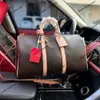 Marca de moda Bolsas de lona de mano Bolso cruzado Mochila Nuevo Equipaje de un solo hombro para hombres y mujeres Almacenamiento de gran capacidad para viajes de negocios Bolsa de ejercicios