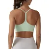 Yoga Outfit Vêtements Sport Gilet Gym Femme Pilates Sport Push Up Soutien-Gorge Femmes Été Sexy Fitness Soutiens-Gorge Pour Haut Court Vêtements Actifs