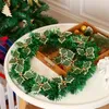 Decorative Flowers 1/10/20/30 Pcs Silk Flower Artificial Leaf Leaves Holly Berries Red Cherry Little Fruits Christmas Home Decoration