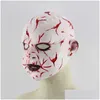 Party Masks Halloween Chucky Mask Costume Masques Ghost Horror twarz Mascarilla Devil Killer Helmet x0803 Drop dostawa ho dhamp