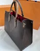 Klasyczne designerskie torebki torebki luksusowy brązowy litera kwiatowa torba na ciało kobiety