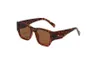 Nya mode top fyrkantiga avslappnade solglasögon, polariserade glasögon med en låda