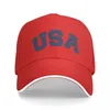 Ball Caps USA Drukuj czapka baseballowa sztuka kobiety men trucker hat wiosna y2k urocza moda hipisowa