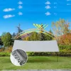 الظل متعدد الوظائف في الهواء الطلق غراء الأسود مظلة مقاومة للماء Sunshade محفظة المظلة مساحة كبيرة 3*4M الخريف السياحي نزهة القنب yq240131