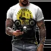 Men's T-Shirts 2022 Summer Vintage Mens T Shirt 3d Retro Motorcycle Oversized Tshirts For Men Clothing Biker Racing T-shirts Motor Tees Tops