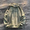 Moletom com capuz gótico vintage para homens impressão gráfica camurça hoodies harajuku roupas de casal oversized unisex moletom 240131