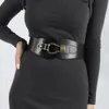 GOOWAIL Lolita Style été Stretch conception bande élastique ceinture pour les femmes robe en cuir PU Large grande taille mode ceinture dames 240122