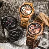 Top orologio da polso in legno maschile Relogio Masculino Orologi da uomo 2019 Orologio in legno Orologio sportivo Orologio da uomo digitale250d