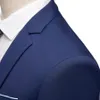 Blazers de boda para hombre, 2 trajes, conjunto de 3 piezas, chaqueta completa de lujo, chaleco, pantalones, diseño, último negocio, abrigo ajustado, pantalones 240126