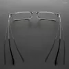 Lunettes de soleil Rockjoy Lunettes surdimensionnées Cadre Mâle 160mm Lunettes de lecture Hommes Anti Blue Reflection Titanium Spectacles Plain 0 Ultralight