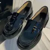 Tasarımcı Kadın Loafers Monolith Fırçalı Deri Kadın Ayakkabı Kadın Üzerinde Oxford Tıknaz Kauçuk Lüksler Moda Lug Sole Platfrom Bale Düğün 35-41