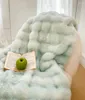 Dekens NOAHAS Winter Herfst Warmte Imitatiebont Pluche Deken Superzachte slaapbankhoes Fluffy Throw Slaapkamerbank