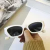 Sunglasses Full Frame Women'S Fashionable Cat Eye Retro Engineering Design Street Glasses Uv400 Protective