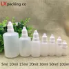 100 PCS 5 10 15 20 30 50 100 ML Buzlu Şeffaf Plastik Ambalaj Şişeleri Boş Su Damlası Konteyner T2008193113