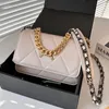 Women Designer 19 Series Woc Bag Wallet Gold Woven Hardware Two-Color Matelasse Chain 20x13cm Multi Colors Luxury Shoulder Card Holder Purse Cross Body Handbag